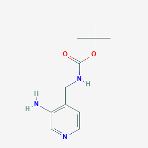 molecular formula C11H17N3O2 B13453171 Tert-butyl [(3-aminopyridin-4-yl)methyl]carbamate 