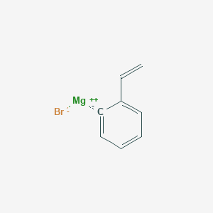 molecular formula C8H7BrMg B13453173 Magnesium, bromo(2-ethenylphenyl)- 