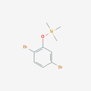 molecular formula C9H12Br2OSi B13453187 (2,5-Dibromophenoxy)(trimethyl)silane CAS No. 919355-38-7