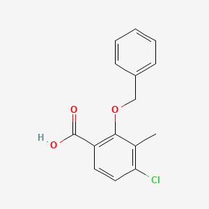 2-(Benzyloxy)-4-chloro-3-methylbenzoic acid