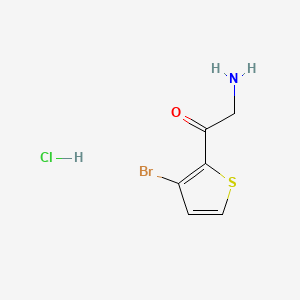 2-Amino-1-(3-bromothiophen-2-yl)ethanone Hydrochloride