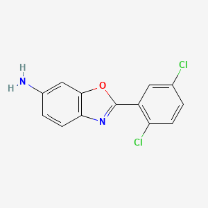 2-(2,5-Dichlorophenyl)-1,3-benzoxazol-6-amine