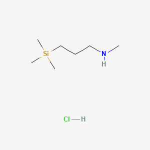 molecular formula C7H20ClNSi B13453227 Methyl[3-(trimethylsilyl)propyl]amine hydrochloride 