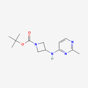 molecular formula C13H20N4O2 B13453258 Tert-butyl 3-[(2-methylpyrimidin-4-yl)amino]azetidine-1-carboxylate 