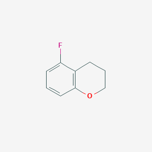 molecular formula C9H9FO B13453283 5-fluoro-3,4-dihydro-2H-1-benzopyran 