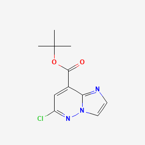 tert-Butyl 6-chloroimidazo[1,2-b]pyridazine-8-carboxylate