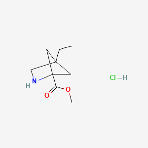 Methyl 4-ethyl-2-azabicyclo[2.1.1]hexane-1-carboxylate hydrochloride