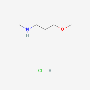 (3-Methoxy-2-methylpropyl)(methyl)amine hydrochloride