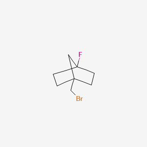 molecular formula C8H12BrF B13453358 1-(Bromomethyl)-4-fluorobicyclo[2.2.1]heptane CAS No. 2866318-60-5