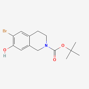 tert-Butyl 6-bromo-7-hydroxy-3,4-dihydroisoquinoline-2(1H)-carboxylate