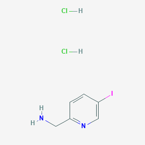 molecular formula C6H9Cl2IN2 B13453396 1-(5-Iodopyridin-2-yl)methanamine dihydrochloride 