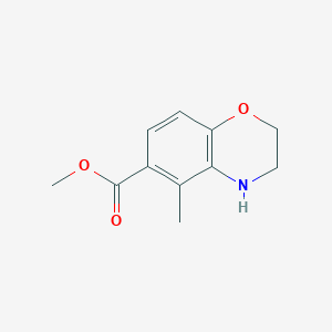 methyl 5-methyl-3,4-dihydro-2H-1,4-benzoxazine-6-carboxylate