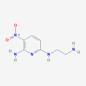 molecular formula C7H11N5O2 B134534 N6-(2-氨基乙基)-3-硝基-2,6-吡啶二胺 CAS No. 252944-01-7