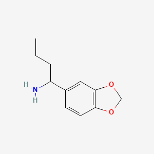 1-(1,3-Dioxaindan-5-yl)butan-1-amine