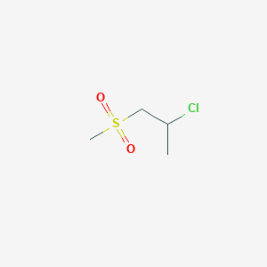 molecular formula C4H9ClO2S B13453462 2-Chloro-1-methanesulfonylpropane CAS No. 89166-24-5