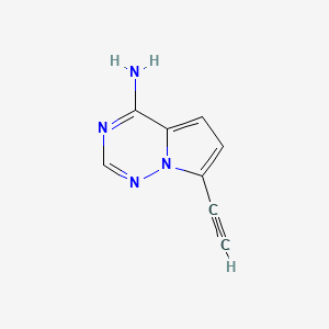 7-Ethynylpyrrolo[2,1-f][1,2,4]triazin-4-amine