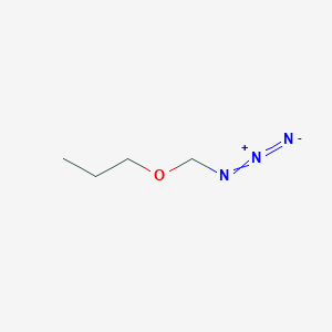 molecular formula C4H9N3O B13453473 1-(Azidomethoxy)propane 