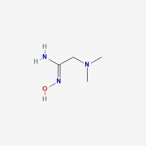 molecular formula C4H11N3O B1345350 (1Z)-2-(二甲氨基)-N'-羟乙亚胺酰胺 CAS No. 67015-08-1