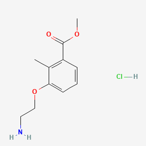 Methyl 3-(2-aminoethoxy)-2-methylbenzoate hydrochloride