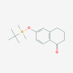 6-(tert-butyldimethylsilyloxy)-3,4-dihydronaphthalen-1(2H)-one