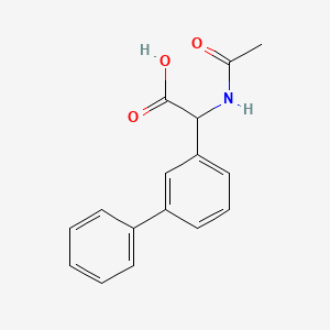 (Acetylamino)(1,1'-biphenyl-3-YL)acetic acid