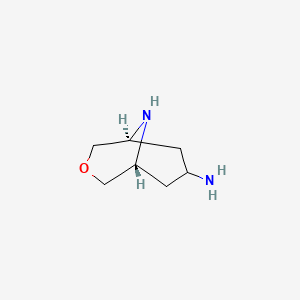 (1R,5S,7s)-3-oxa-9-azabicyclo[3.3.1]nonan-7-amine