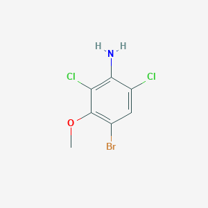 4-Bromo-2,6-dichloro-3-methoxyaniline