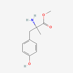 methyl (2R)-2-amino-3-(4-hydroxyphenyl)-2-methylpropanoate