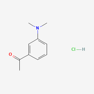 1-[3-(Dimethylamino)phenyl]ethan-1-one hydrochloride