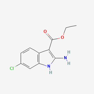 Ethyl 2-amino-6-chloro-1h-indole-3-carboxylate