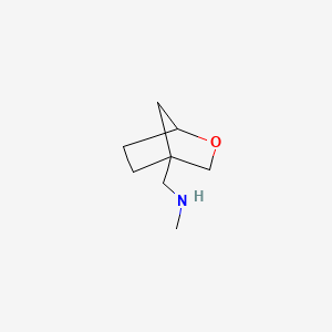 molecular formula C8H15NO B13453619 Methyl({2-oxabicyclo[2.2.1]heptan-4-yl}methyl)amine 