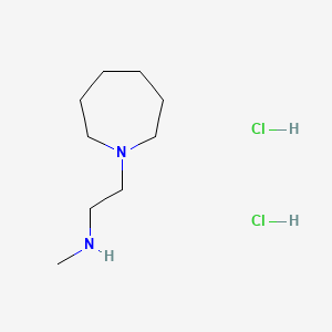 molecular formula C9H22Cl2N2 B13453622 [2-(Azepan-1-yl)ethyl](methyl)amine dihydrochloride CAS No. 2866319-13-1