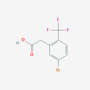 5-Bromo-2-(trifluoromethyl)phenylacetic acid