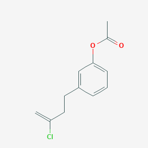 4-(3-Acetoxyphenyl)-2-chloro-1-butene