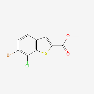 Methyl 6-bromo-7-chloro-1-benzothiophene-2-carboxylate