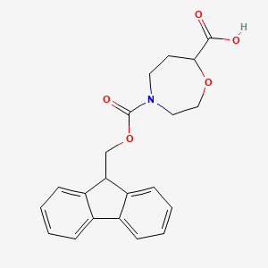 4-{[(9H-fluoren-9-yl)methoxy]carbonyl}-1,4-oxazepane-7-carboxylic acid