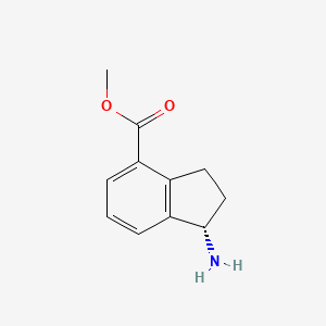 (S)-Methyl 1-amino-2,3-dihydro-1H-indene-4-carboxylate