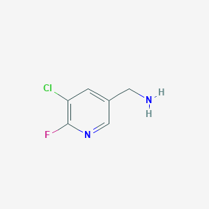 (5-Chloro-6-fluoropyridin-3-YL)methanamine