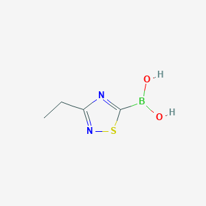 (3-Ethyl-1,2,4-thiadiazol-5-yl)boronic acid