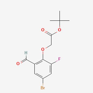 Tert-butyl 2-(4-bromo-2-fluoro-6-formylphenoxy)acetate