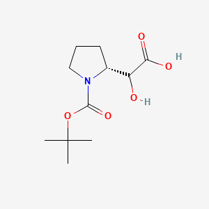 2-[(2R)-1-[(tert-butoxy)carbonyl]pyrrolidin-2-yl]-2-hydroxyacetic acid