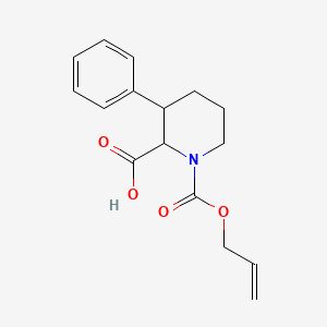 3-Phenyl-1-[(prop-2-en-1-yloxy)carbonyl]piperidine-2-carboxylic acid