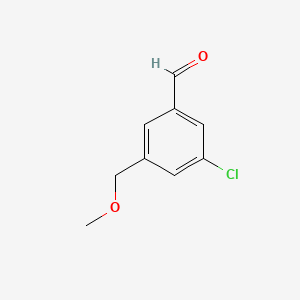 3-Chloro-5-(methoxymethyl)benzaldehyde