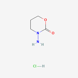 3-Amino-1,3-oxazinan-2-one hydrochloride