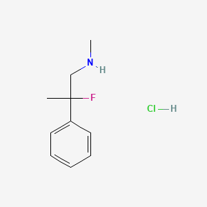 molecular formula C10H15ClFN B13453956 (2-Fluoro-2-phenylpropyl)(methyl)amine hydrochloride 