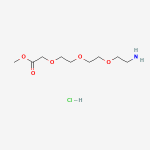 methyl 2-[2-[2-(2-aminoethoxy)ethoxy]ethoxy]acetate;hydrochloride