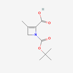 1-[(Tert-butoxy)carbonyl]-3-methyl-1,4-dihydroazete-2-carboxylic acid