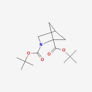 molecular formula C15H25NO4 B13453987 Di-tert-butyl 2-azabicyclo[2.1.1]hexane-1,2-dicarboxylate 