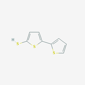 molecular formula C8H6S3 B13453992 [2,2'-Bithiophene]-5-thiol CAS No. 159157-32-1