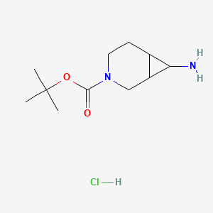 Tert-butyl 7-amino-3-azabicyclo[4.1.0]heptane-3-carboxylate hydrochloride